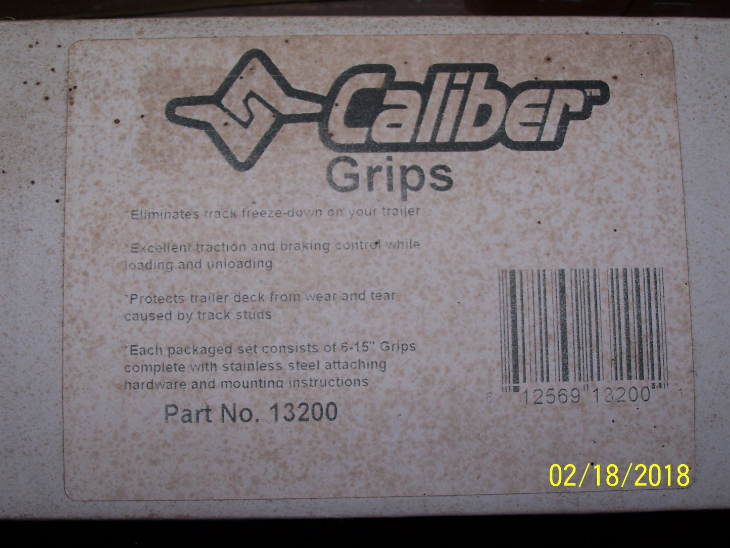 New Caliber Grips Part # 13200