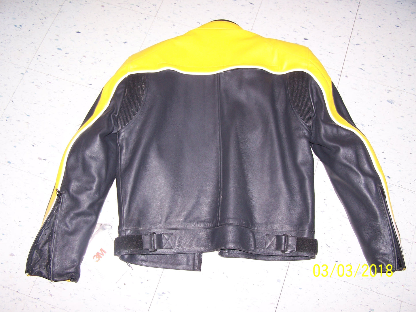 New Raider Trakstar Leather Jacket Size 42