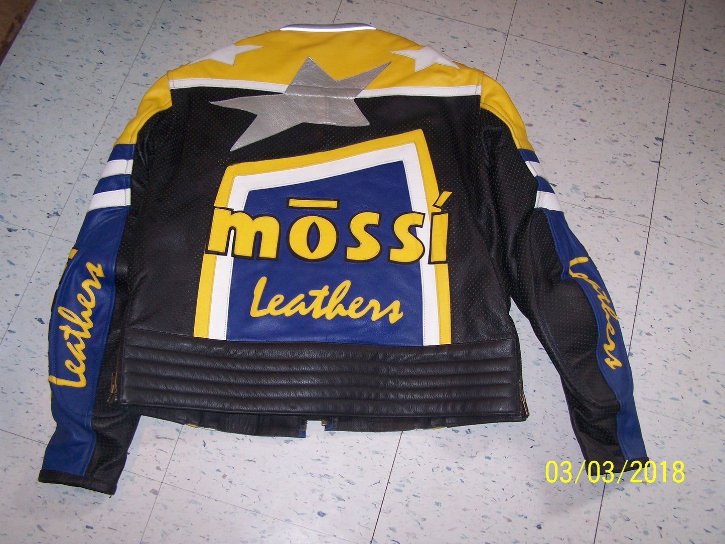 Mossi Accelerator Leather Jacket Size 46